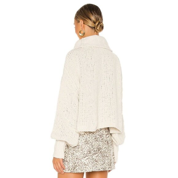 Free People Be Yours Pullover Sweater Vanilla Bean L - Picture 3 of 4